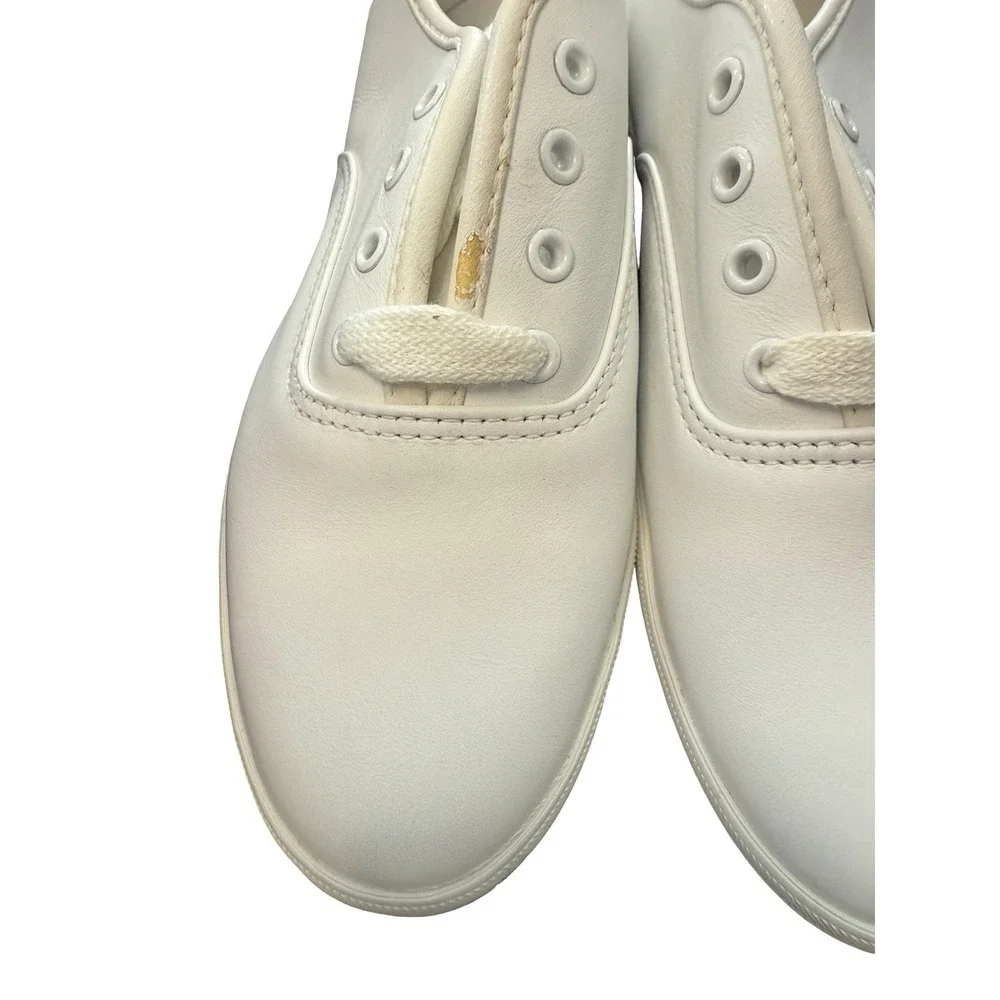 Vintage Keds 2 wide ‎ Kids white leather Champion shoes sneakers.